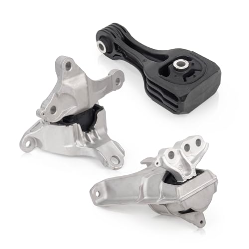 ENA Engine Motor Mount and Transmission Mount Kit Set of 3 Compatible with Honda Civic 2016 2017 2018 2019 L4 2.0L Replacement for A45004 A45005 A45006 9957 9958 9963 50850TBAA81 50890TBAA82
