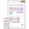 Smart Digital Calendar: 21.5-Inch Electronic Wall Calendars & Chore Chart, Full HD Interactive Touchscreen Display for Family Schedules Planner,Seamless Scheduling/Organizing-Wall/Desk Mountable