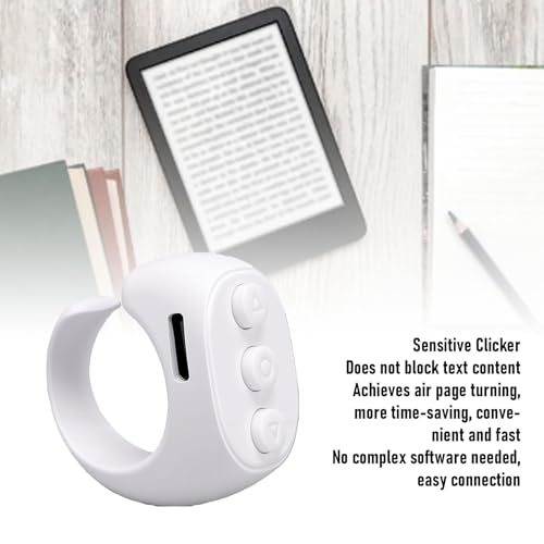 Volteador de páginas con control remoto Bluetooth sensible y batería recargable para ereader 2