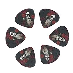 Médiators de guitare 12-Pack Day Of The Dead Girl’S Skull Face Art médiators de guitare pour guitare électrique guitare… - Les Beatles, Paul McCartney, John Lennon, RIngo Starr, George Harrison
