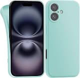 MyGadget Cover compatibile con iPhone 16 Plus - Custodia Protettiva in Silicone Morbido – Case TPU Flessibile - Ultra Protezione Antiurto & Antiscivolo Verde Menta