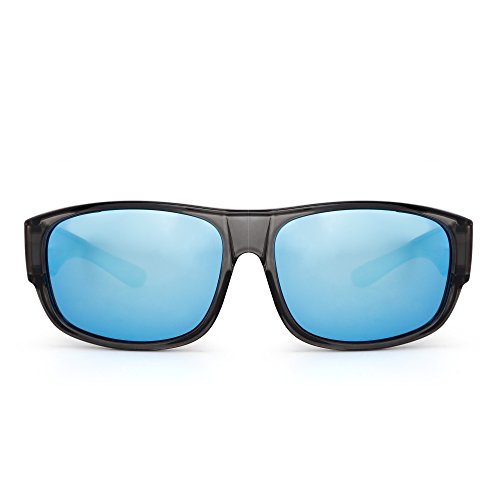 JIM HALO Occhiale da Sole Specchiato Sovraocchiali...