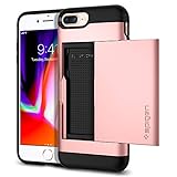 Spigen Slim Armor CS Designed for Apple iPhone 8 Plus Case (2017) / Designed for iPhone 7 Plus Case (2016) - Rose Gold