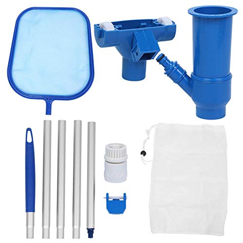 Yosoo Kit de limpeza de piscina conjunto de rede de folha de malha para piscinas, ferramentas de lim