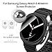 BHARVEST [5+5 Pack] Galaxy Watch 8 44mm Screen Protector, Waterproof Case Protective Cover+Tempered Glass Screen Protector Ultra-Thin Hard PC Guard Bumper for Samsung Galaxy Watch 8 44mm Men