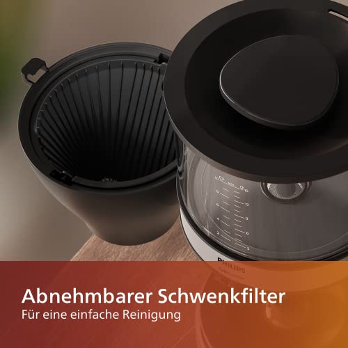 Philips Filterkaffeemaschine HD5416/60 mit 1,25 Liter Fassungsvermögen