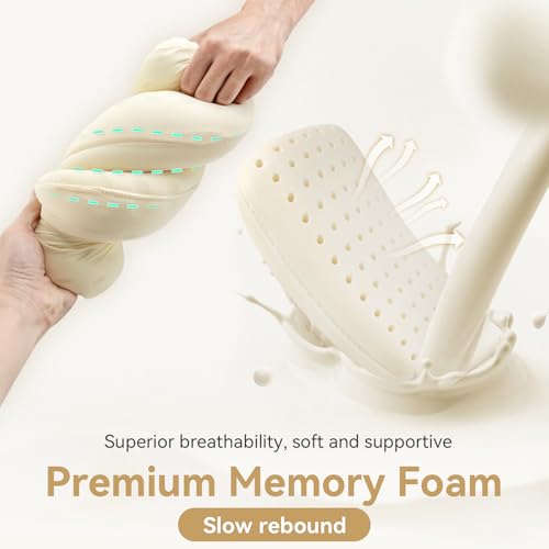 HIKEMAN Camping Memory Foam Pillow - Ultralight Travel Pillow,Backpacking Pillow with Removable Cover,Ergonomic Pillows,Neck Lumbar Support for Outdoor Camp,Sport,Hiking,Backpacking Sleep (Brown) by HIKEMAN - Image 2