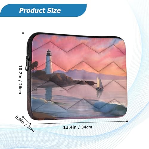 Funda para portátil 13-14 pulgadas impermeable con patrón miniatura 3