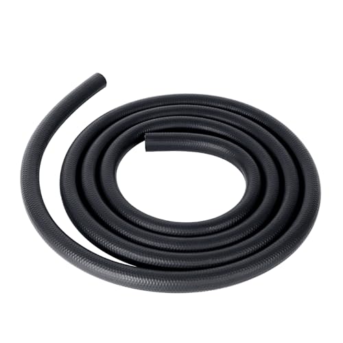 LokoCar Rubber Fuel Hose Line Push Lock 3/4 ID SAE 30R7 NBR 5ft 300PSI Black