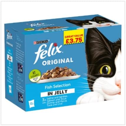 Felix Tuna In Jelly Wet Cat Food 100gr x 50 Pouches