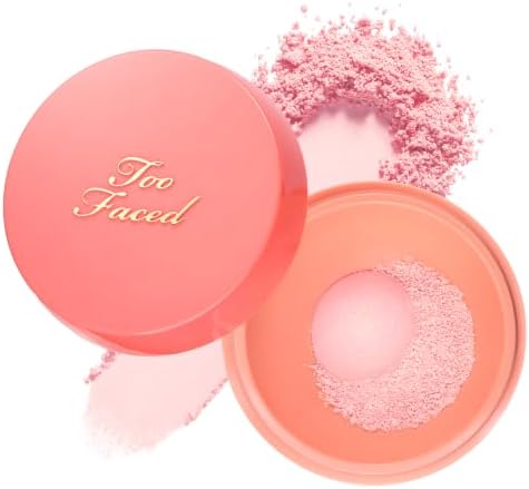 Too Faced Peach Perfector Loose Setting Powder | Translucent, Light Weight, Setting Powder Makeup for Oil Control & Shine Free Finish, Peachy Pink, 0.53 Ounce
