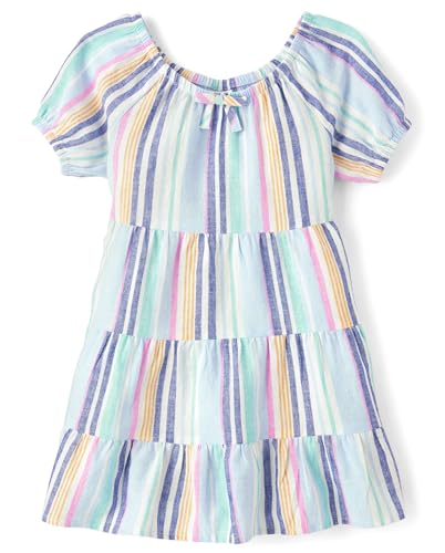 Image of Gymboree Girls' and Toddler Short Sleeve Tiered Dresses