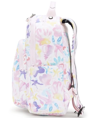 Image of Kipling Women's Seoul Small Bts Prt Tablet Backpack, Durable, Padded Shoulder Straps with Tablet Sleeve