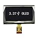3.37 inch OLED display screen 240x128 LCD display module (white)