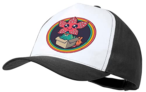 MERCHANDMANIA Gorra Negra ADOPTA UN DEMOPERRO DEMOPERROS Color