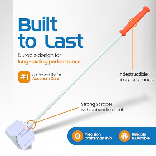 FL!PPER Flipper Platinum Aquarium Hand Scraper for Glass and Acrylic Fish Tanks