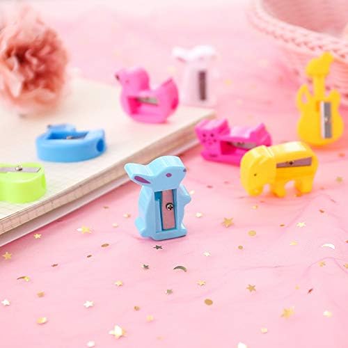 X Hot Popcorn 50 Pcs Pencil Sharpeners Bulk, Plastic Small Pencil Sharpener image 5