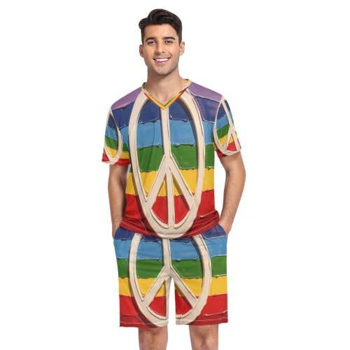 Camisa de pijama para hombre con manga corta ideal para noches de verano en talla S