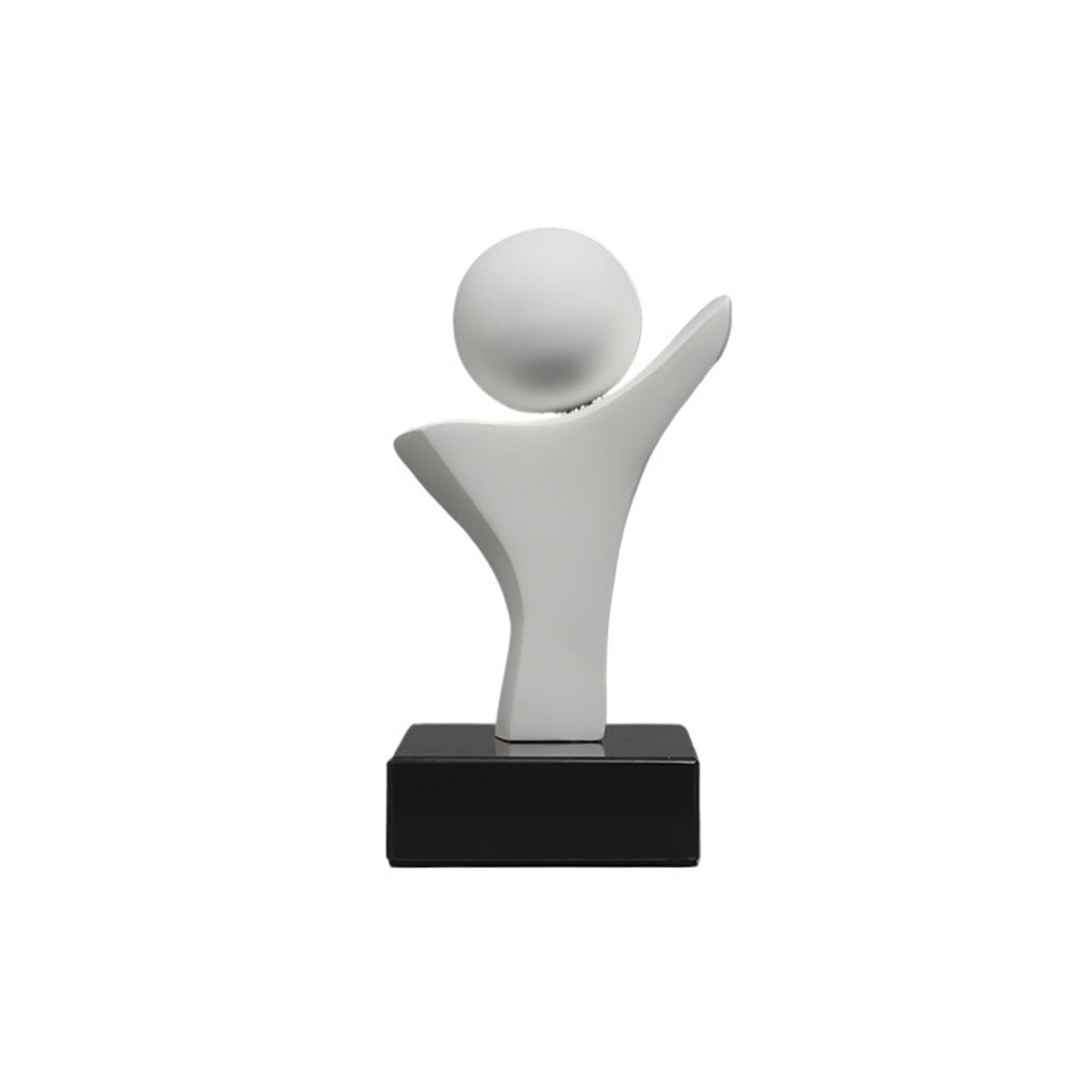 NIUHUAHUI Desktop Ornaments, Sculptures, Decorative Items Abstract Art Pieces Living Room TV Cabinets Study Decorations(White)