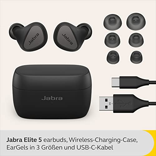 Jabra 100-99181700-98 earphones, black titanium, 3 sizes of eargel