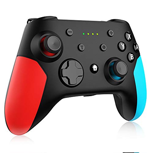 Wireless Controller for Switch, RegeMoudal Switch Remote Gamepad Joystick for Switch Console Supports Gyro Axis, Turbo and Double Vibration Function