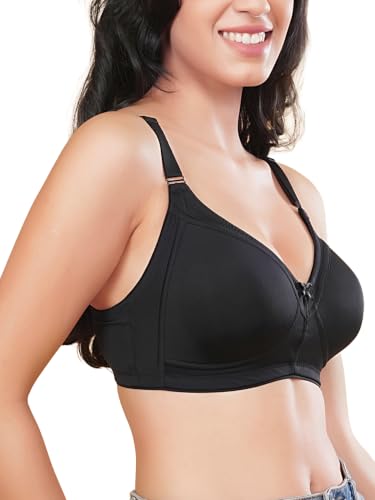 Image of Womens Seamless Padded Bra | Non Wired | Detachable Straps | Everyday Comfort | Full Coverage