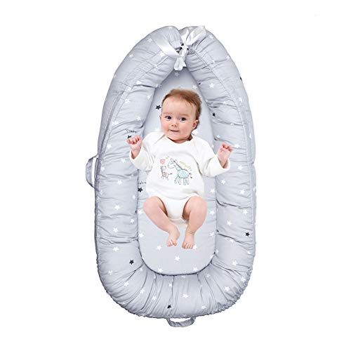 Baby Nest Lounger Co Sleeper for Newborn Portable Bassinet Bed Soft Organic Cotton