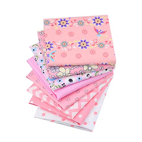 8pcs / Batch 40 x 50cm NO Repeat Design Printed Floral Cotton Fabric