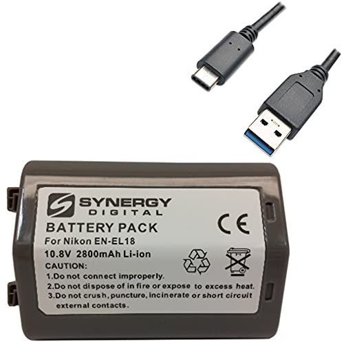 Synergy fW^ANZT[LbgANikon D6fW^჌tfW^Jƌ݊:SDENEL18obe[AEM-USB-TYPEC-6B USBP[u