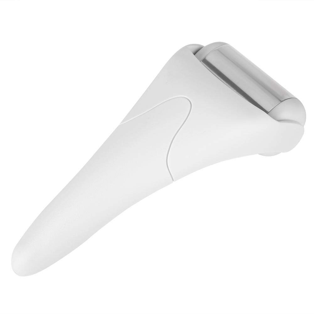 Non-Slip Convenient Handheld Derma Roller, Skincare, for Skin Smooth Shrink Pores(White handle)