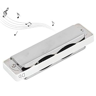 Harmonica de la bouche 10 trous pour joueur professionnel, débutant, étudiants, enfants (blanc) - Les Beatles, Paul McCartney, John Lennon, RIngo Starr, George Harrison Harmonica de la bouche 10 trous pour joueur professionnel, débutant, étudiants, enfants (blanc) – Image 4