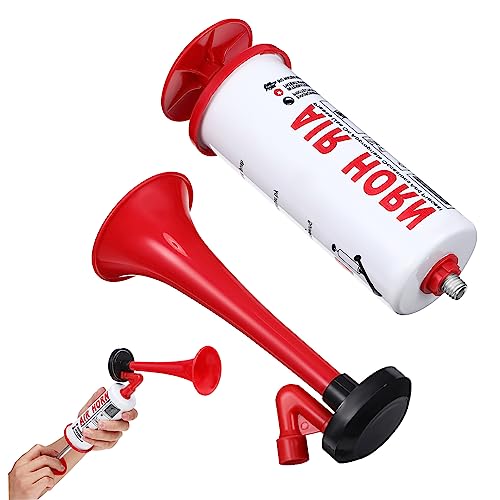 Housoutil Handlufthorn Tragbar Ergonomisch Griff Lautes Boot Horn für Sportveranstaltungen Auto Motorrad Camping