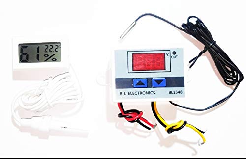 See full amazon price history chart for BL Electronics W3001 AC220V -50 to +100c Combo with Mini LCD Digital Temperature controller with 10A, 95 cm wire Thermocouple Sensor (BL 1548) & MINI LCD Digital meter BL Electronics W3001 AC220V -50 to +100c Combo with Mini LCD Digital Temperature controller with 10A, 95 cm wire Thermocouple Sensor (BL 1548) & MINI LCD Digital meter (B08TVSVJTZ) Amazon Price History, Amazon Price Tracker