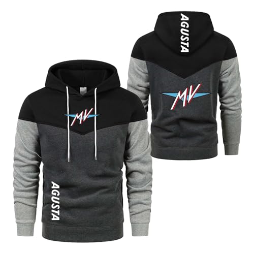 UZVKAVJP Sudaderas con Capucha para Hombre Chaquetas para M.V Ropa Deportiva De Primavera Y Otoño con Bolsillos Prendas De Vestir Exteriores Sudaderas De Manga Larga-HeiS||XL