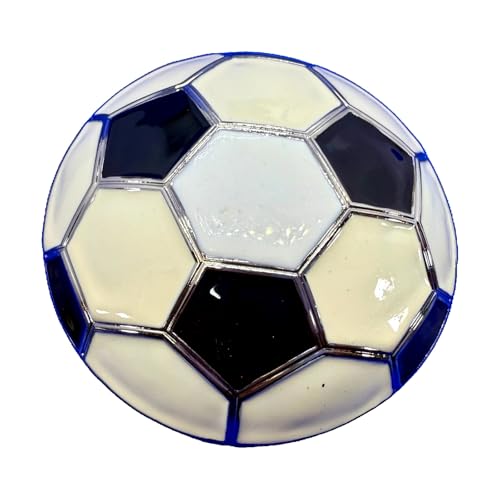 Soccer Foot Ball Large Figural Black And White Ultimate Sport Fan Belt Buckle