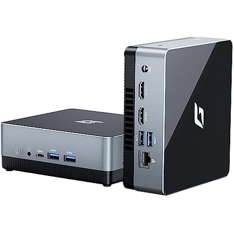 CyberGeek Nano A1 Mini PC, Intel 12th Alder Lake N100 Mini Computer, 16GB DDR4 RAM 1TB PCIe SSD Small PC, Mini Desktop Supports 4K Dual Display/USB3.0/WiFi 6/BT5.2/RJ45/VESA for Office/Home/School Cover