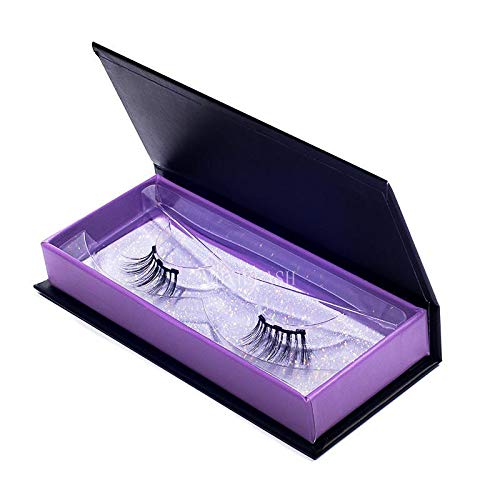 Miniatura 4 de MoxieLash Pestañas magnéticas  Pestañas atrevidas  Pestañas magnéticas reutilizables, sin pegamento ni alcohol, Mid-Gam Wispy  Volumen 3D y rizo