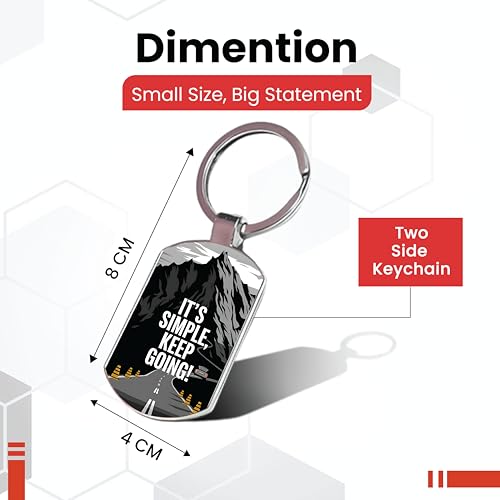 Image of Premium Printed Metal Keychain for Men & Women | High-Definition Artwork Print | Durable Key Ring for Car, Bike, Home & Office Keys | Stylish Decorative Key Holder Gift