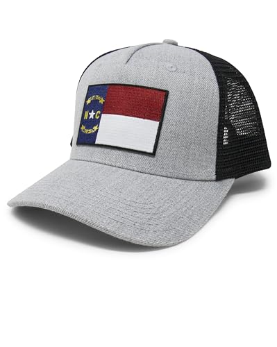 Image of International Tie State Hat for Men and Women, Adjustable Snapback Trucker Baseball Cap with Embroidered Patch