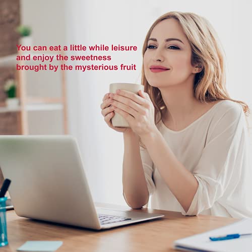 Ohh! Berry Miracle Berry [all 6 of them],Miracle Berries are 100% Natural & Freeze-Dried Friut Snacks to Turn Sour To Sweet and Reduce Sugar Use For Better Health Forever,No Preservatives