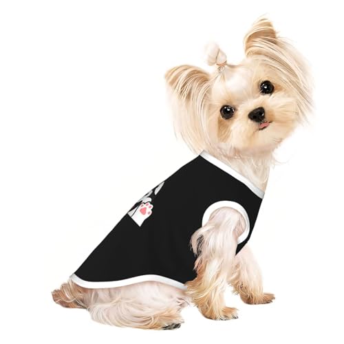 胡麻と黒 萌え 柴犬 犬服 袖なし 猫服 ペット Tシャツ ドッグウェア タンクトップ ペットウェア 可愛い 洋服 脱毛保護 人気 仮装 着脱簡単 通気性 柔らかい ポリエステル 散歩 お出かけ 小中型 S-L