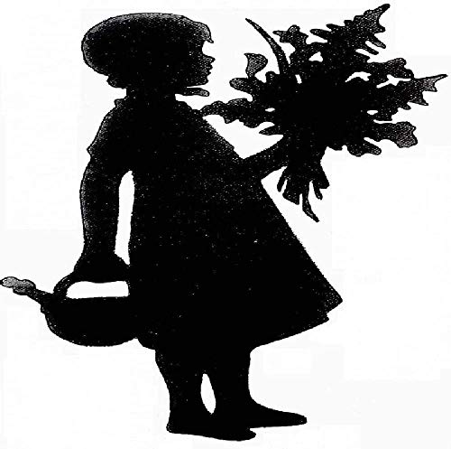 Ornement de jardin durable : fixez facilement votre silhouette en métal sur gazon et terre