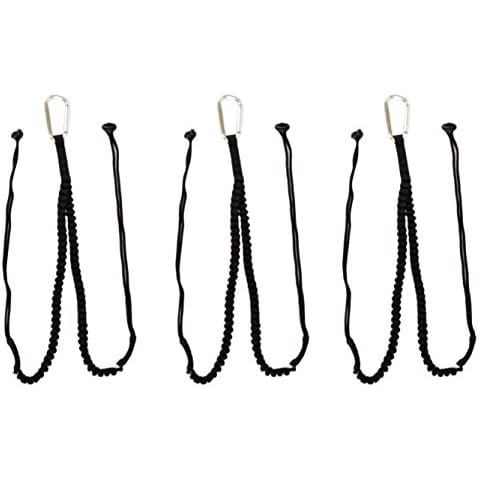 Spidergard SPTOOL21 Double Legs Elastic Tool Lanyard with Single Carabiner Cover