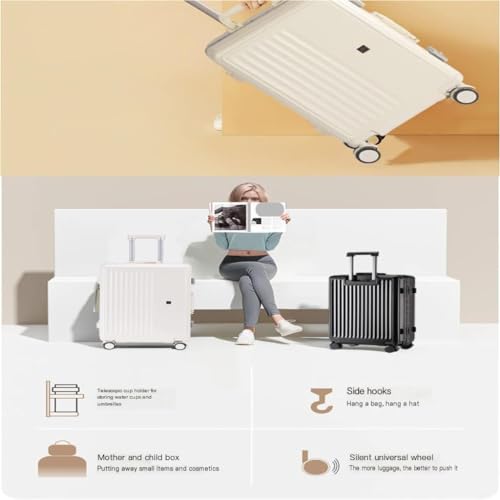 Suitcase Luggage Suitcase for Men and Women, Lightweight Coded Sturdy Suitcase, Universal Wheel Luggage Trolley Case Luggage(Noir,26in)3