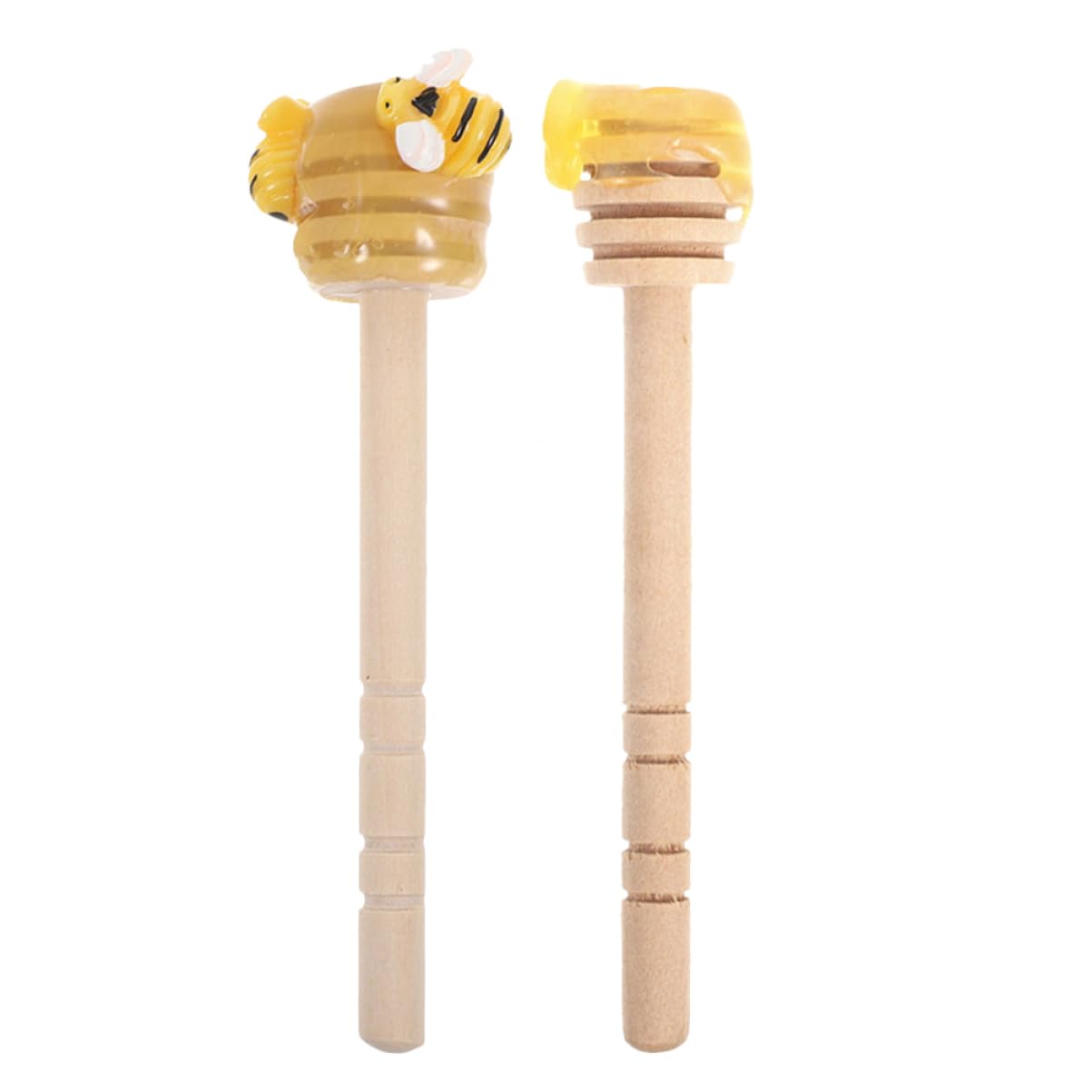 GLEAVI Wooden Honey Stirrer Jam Syrup Stirring Stick Bee Themed Wedding Decor Party Favors
