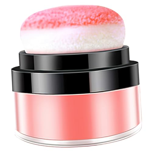 LOLIPPYY Suelto Con Cushion Para Mujeres Control De Aceite Tinte Natural Para Mejillas y Rostro Fácil De Aplicar y Resistente Color Coral