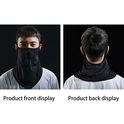 Onewell Balaclava Face Mask, Scarf à Prova de janelas, Hinged Design, Ice Silk Turban Ear Mask Pendu