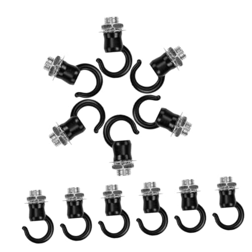 SOLUSTRE 12pcs Lantern Hook Load-Bearing Ceiling Hooks Light Gold for Living Room Ceiling Heavy Duty