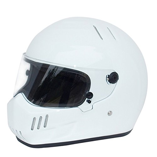 Crg Full Face Motorcycle Street Bike Fiberglass Helmet Dot Certified Atv-6- Parent White Size Large #TOP28