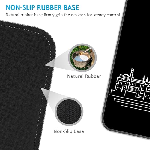 Tapis de souris de jeu 1000x600mm LL-COEUR pour sublimer et organiser votre bureau gamer PC